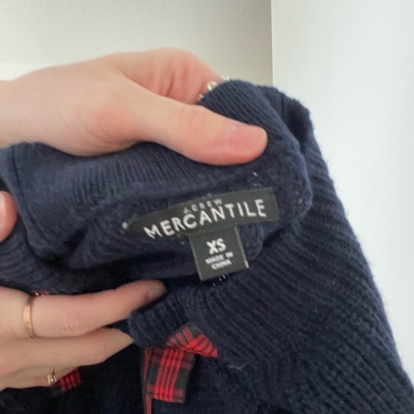 J.Crew Navy Blue Knit Bow Tie Sweater - Picture 13 of 13